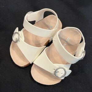 White Baby Sandals